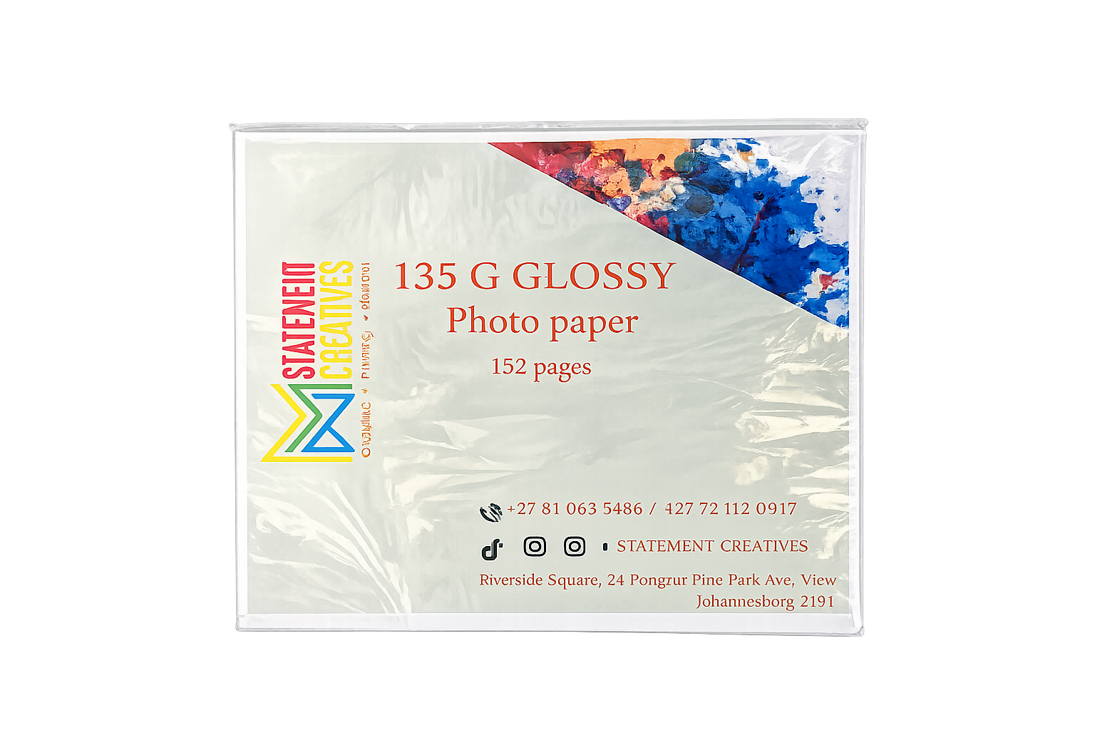 Glossy photo paper